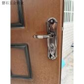 黑金刚步阳防盗门通用型门把手执手锁具9025门木门锁家用大门锁.