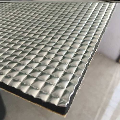 发动机隔音隔热棉自粘降噪货车隔热膜机器纯铝板汽车隔热棉设备
