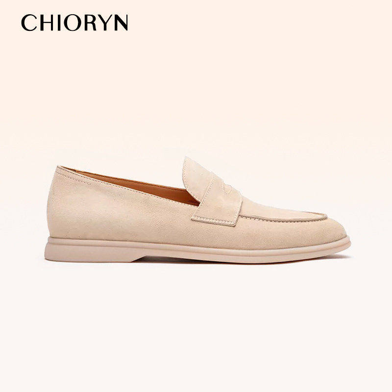 【 Little Sheepskin 】chioryn Qingrun LP Men's soft-soled casual leather shoes with loafers on one foot summerwalk thumbnail 6
