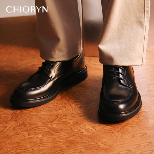 小牛皮德比鞋男士chioryn青润
