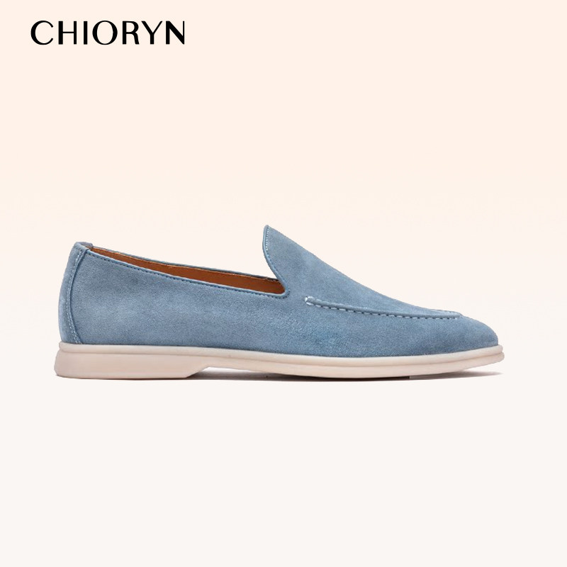 【 Little Sheepskin 】chioryn Qingrun LP Men's soft-soled casual leather shoes with loafers on one foot summerwalk thumbnail 2
