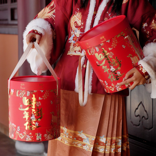 2026新款大号年货礼盒空盒定制