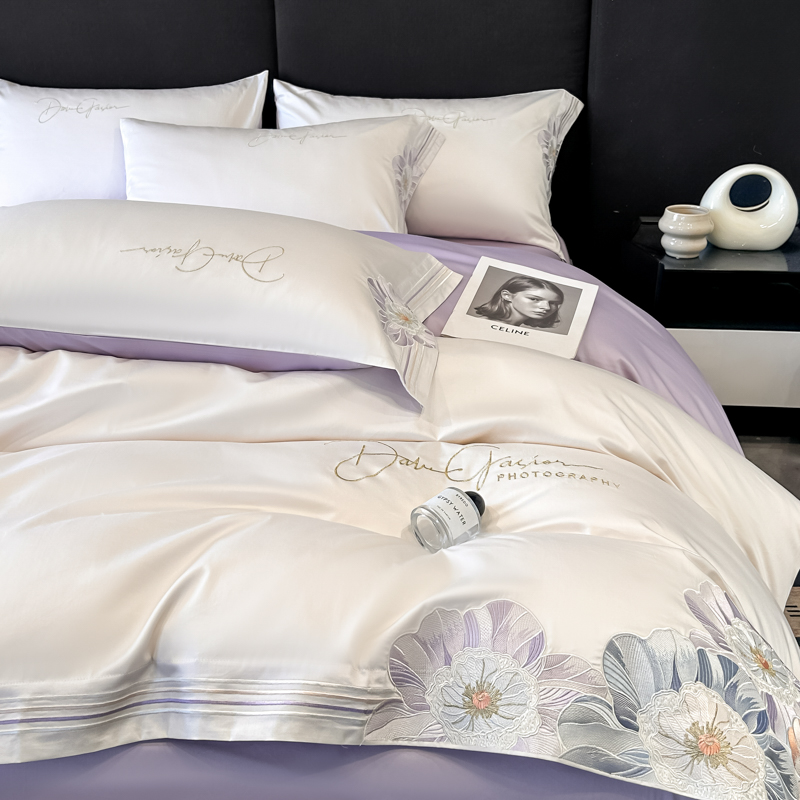 轻奢高端A类长绒棉全棉四件套