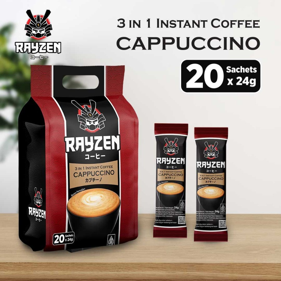 印尼原装进口卡布奇诺Cappuccino甜香三合一速溶咖啡粉20条装480g