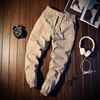 summer man Casual pants Korean Edition Self cultivation Solid student Haren Feet Ninth pants Ankle banded pants Sports pants