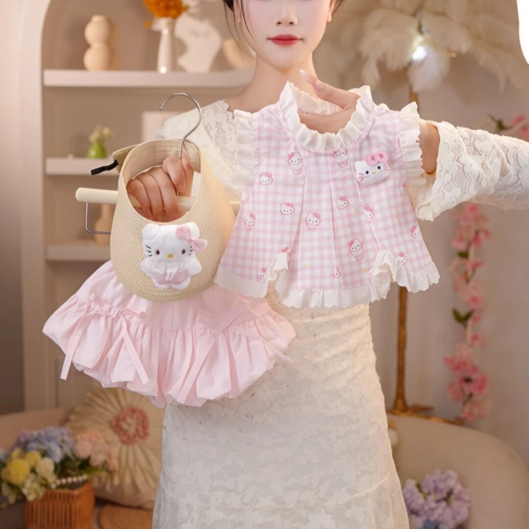 女童夏季2026新款儿童洋气时髦1岁女宝宝夏装套装婴儿衣服两件套2