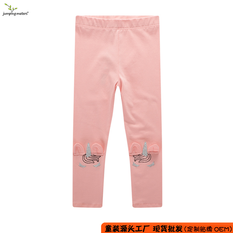 jump新款女童打底裤欧美英伦风打底裤女童修身长裤宝宝的厂家批发