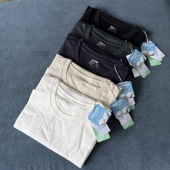 凉感男短袖 100支兰精莫代尔长绒棉 NH3液氨冷萃 T恤 Bi入柜货