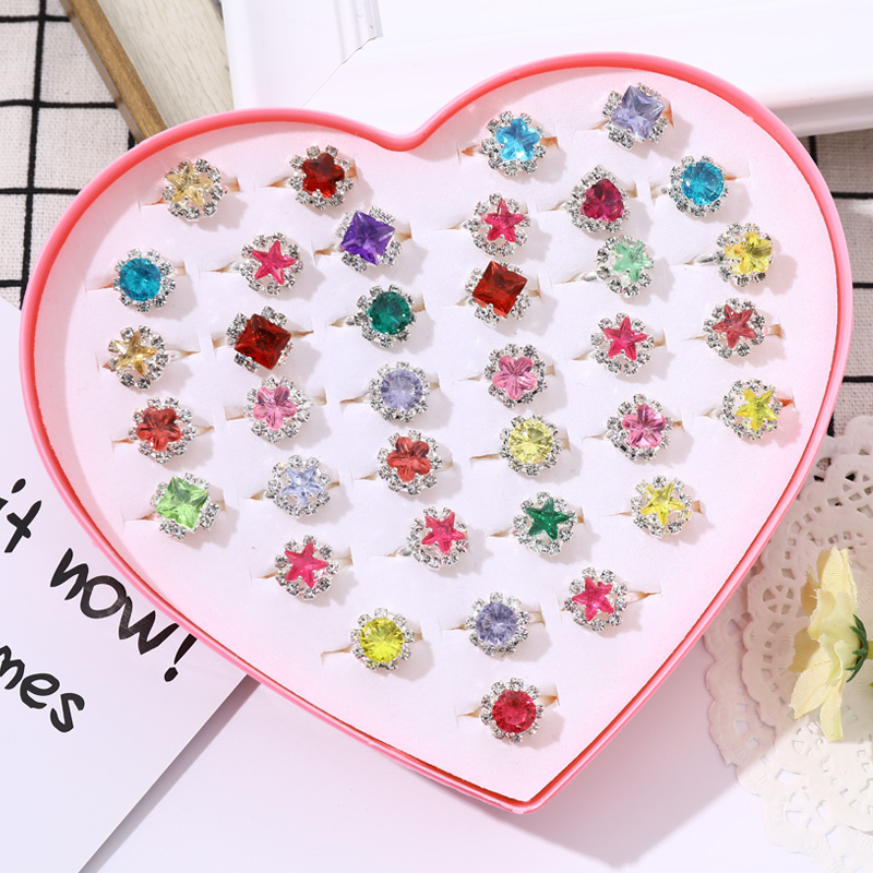 儿童戒指女童钻石玩具女孩冰雪奇缘公主宝石小戒指小孩宝宝饰品女|ruв категории Детская одежда, детей аксессуары, ожерелье - от Buy2taobao.com для оказания профессиональной услуги покупки агента Taobao