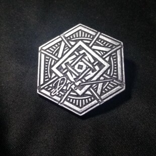 明日方舟游戏周边蚀刻章如我所见磁吸冰箱贴玩具胸针收藏摆件礼物