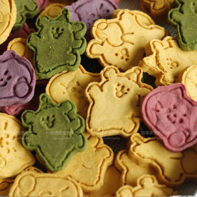 猫咪狗狗零食鸡肉奶酪卡通饼干纯手工自制训练奖励磨牙无谷无添加