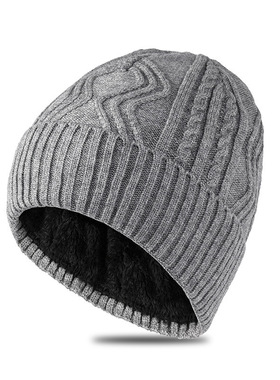 大头围宽松灰色毛线大号帽女秋冬天65cm大号护耳保暖防寒针织冷帽