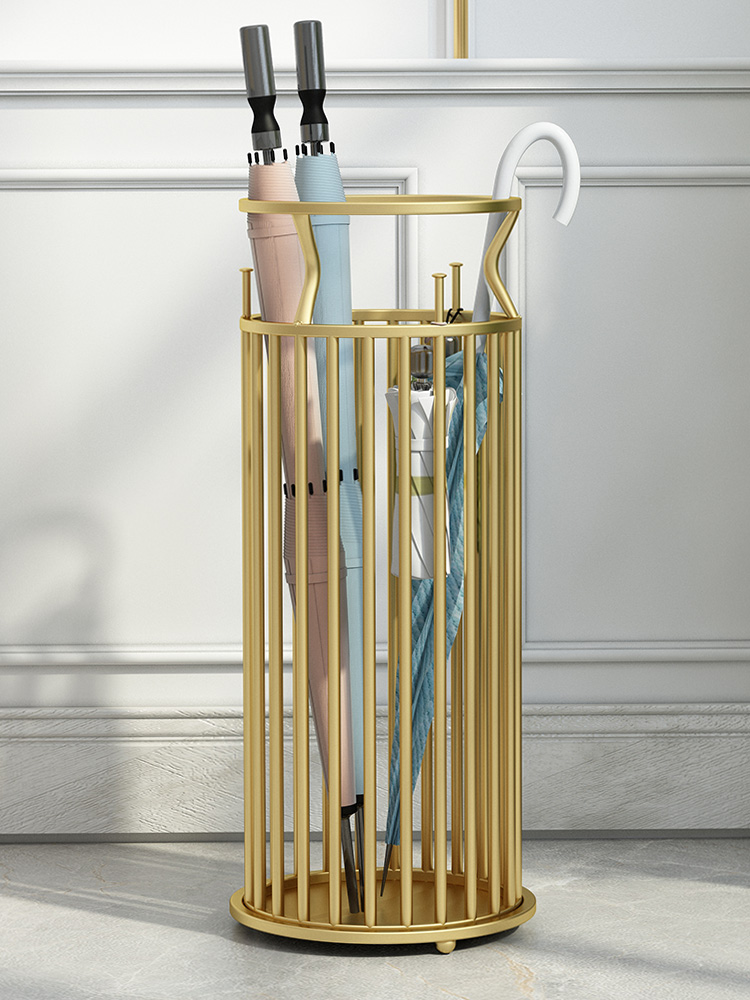 西拾 北欧铁艺雨伞架酒店门口雨伞桶 放伞架家用收纳置物架伞筒