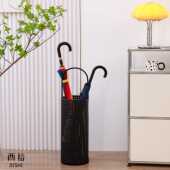 雨伞架家用门口创意收纳桶商用酒店大堂放伞置物架子铁艺沥水挂伞