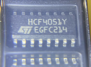 原装正品 HCF4051YM013TR 丝印HCF4501Y 封装SOP16 信号开关编解