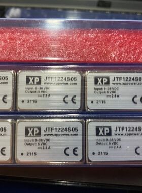 XP Power 电源模块  JTF1224S05 封装: DIP,31.8x20.3mm 全新原装