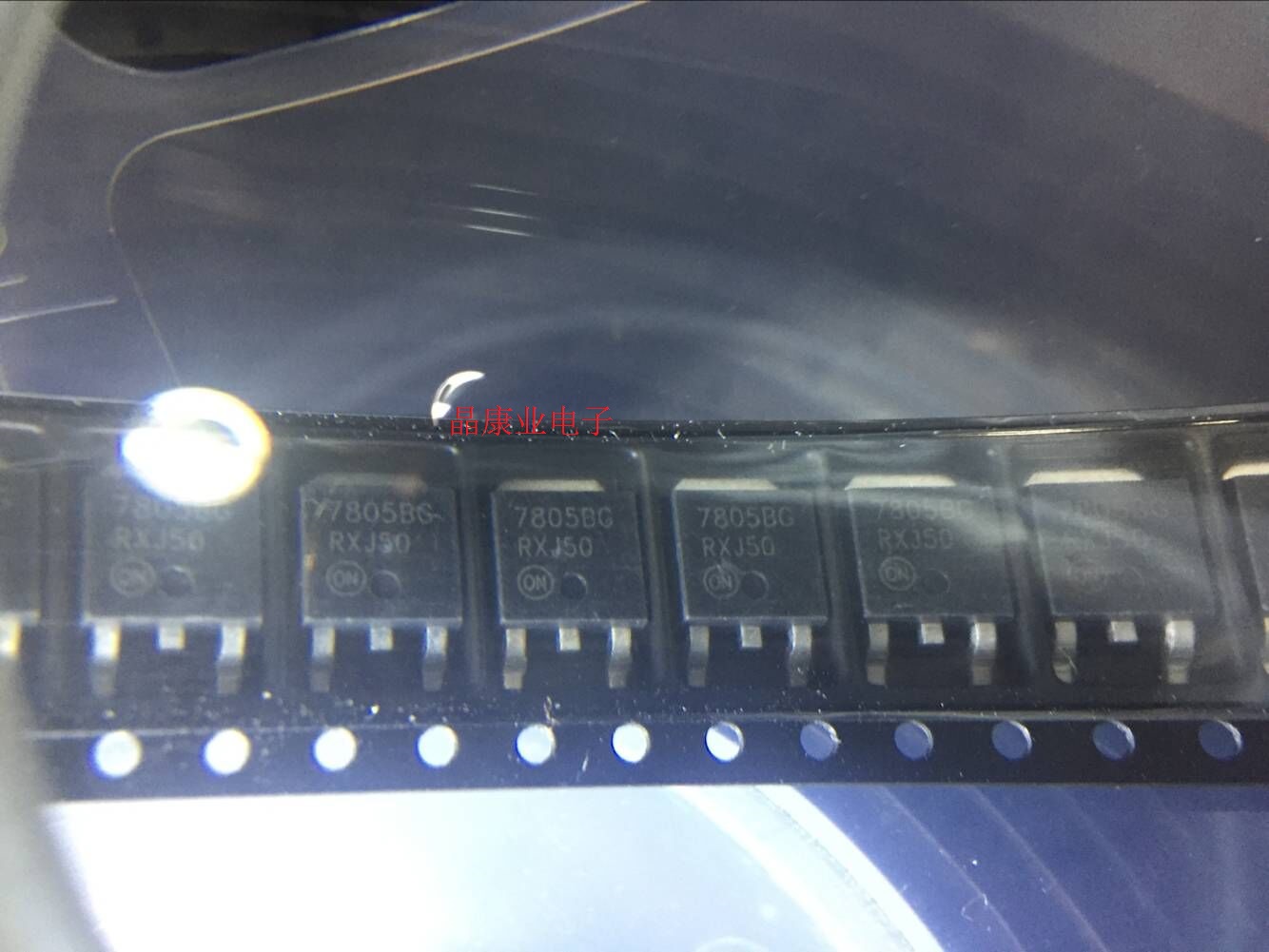MC7805BDTRKG 丝印7805BG   O-252 ON进口原装正品