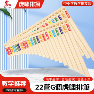 22管G调排箫专业演奏级儿童成人中小学生排笛初学者入门民族乐器