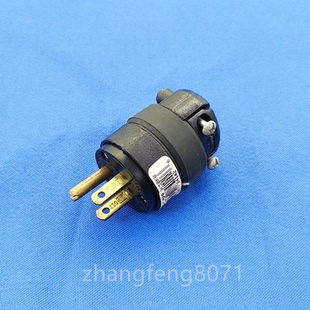 美國立維騰LEVTON美標(biāo)電源插頭拆機剪線原裝 耐摔電木發(fā)燒級插頭