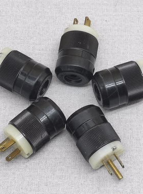 美国马连高MARINCO美标电源插头20A大电流发烧音响插头包邮促销价