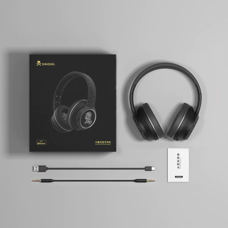Наушники с Bluetooth-стерео звуком, комфортные, токидоки/амой TK-6 единороги