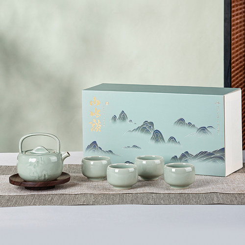 新中式茶具套装胡桃木垫
