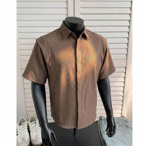 Shirt For Men Clothes Summer Linen White Mens plus size Tops