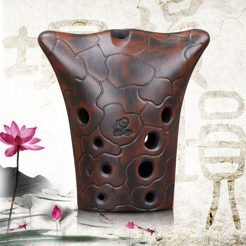 空谷埙_专业演奏十孔 升级牛头埙 .好吹还可以当茶宠！刻字自选