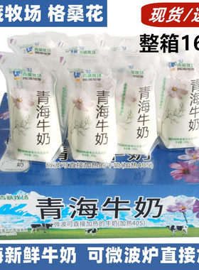 青海牛奶青藏牧场格桑花