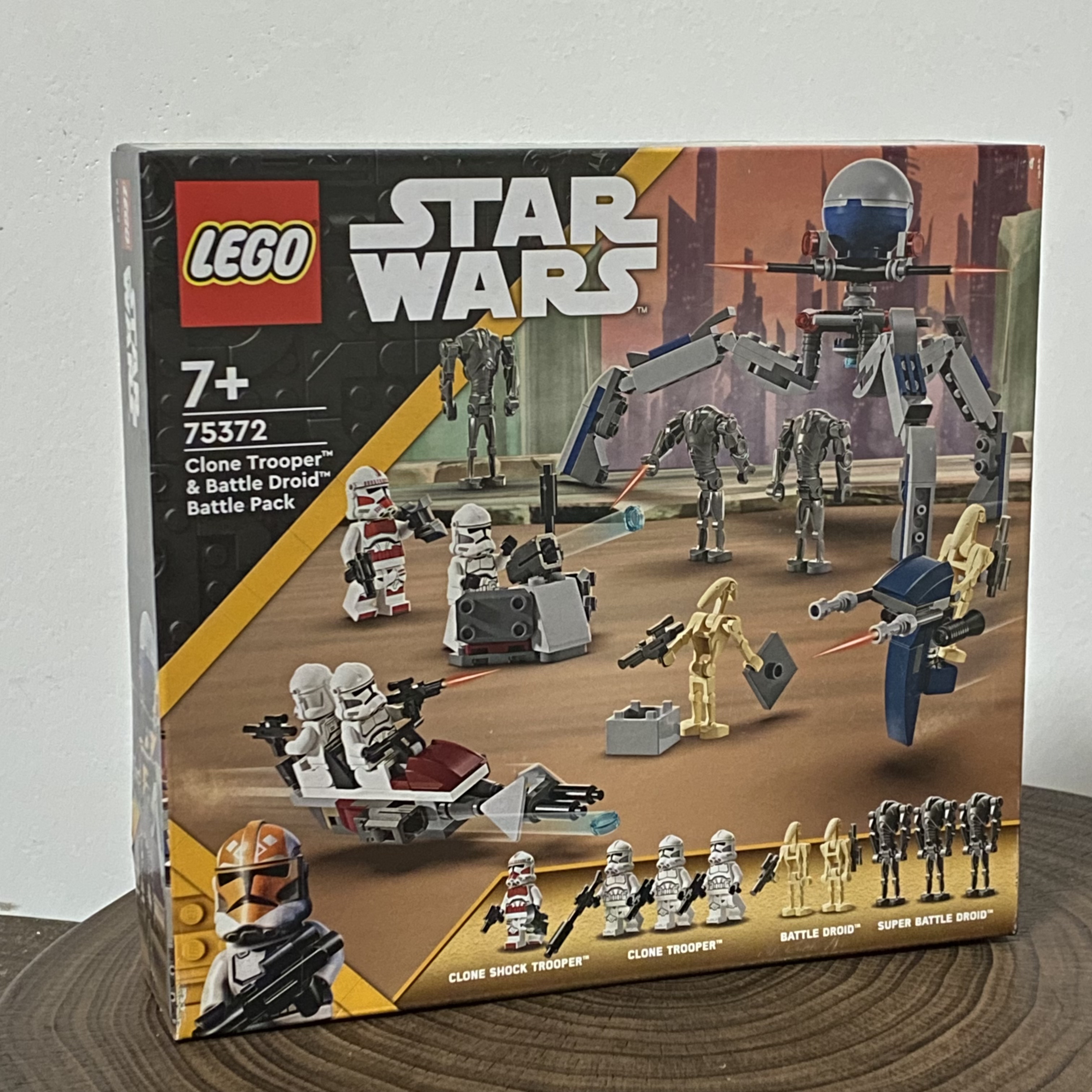 LEGO乐高星球大战系列75372克隆人士兵与战斗机器人战斗兵包套装