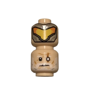 乐高 LEGO人仔 中世纪骑士 海盗配件头部 3626 黄色 表情