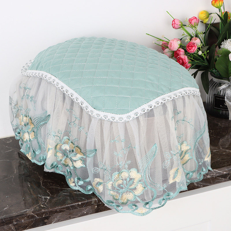 电饭煲防尘罩家用椭圆形布艺蕾丝圆形电饭锅防尘盖巾田园防尘盖布,居家布艺,万能盖巾,淘宝优惠券,粉丝福利购,淘宝优惠卷