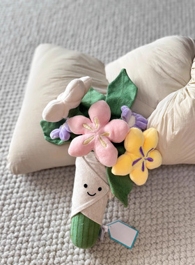 英国新品cat趣味手捧花玩偶毛绒公仔花束装饰摆件闺蜜女生日礼物