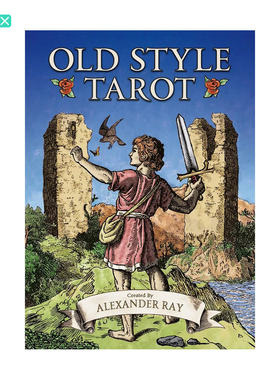 【现货】进口正版 旧体老式塔罗牌 Old Style Tarot
