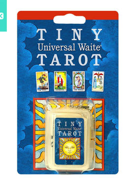 【进口正版】袖珍普及韦特塔罗牌钥匙扣 Universal Waite Tarot