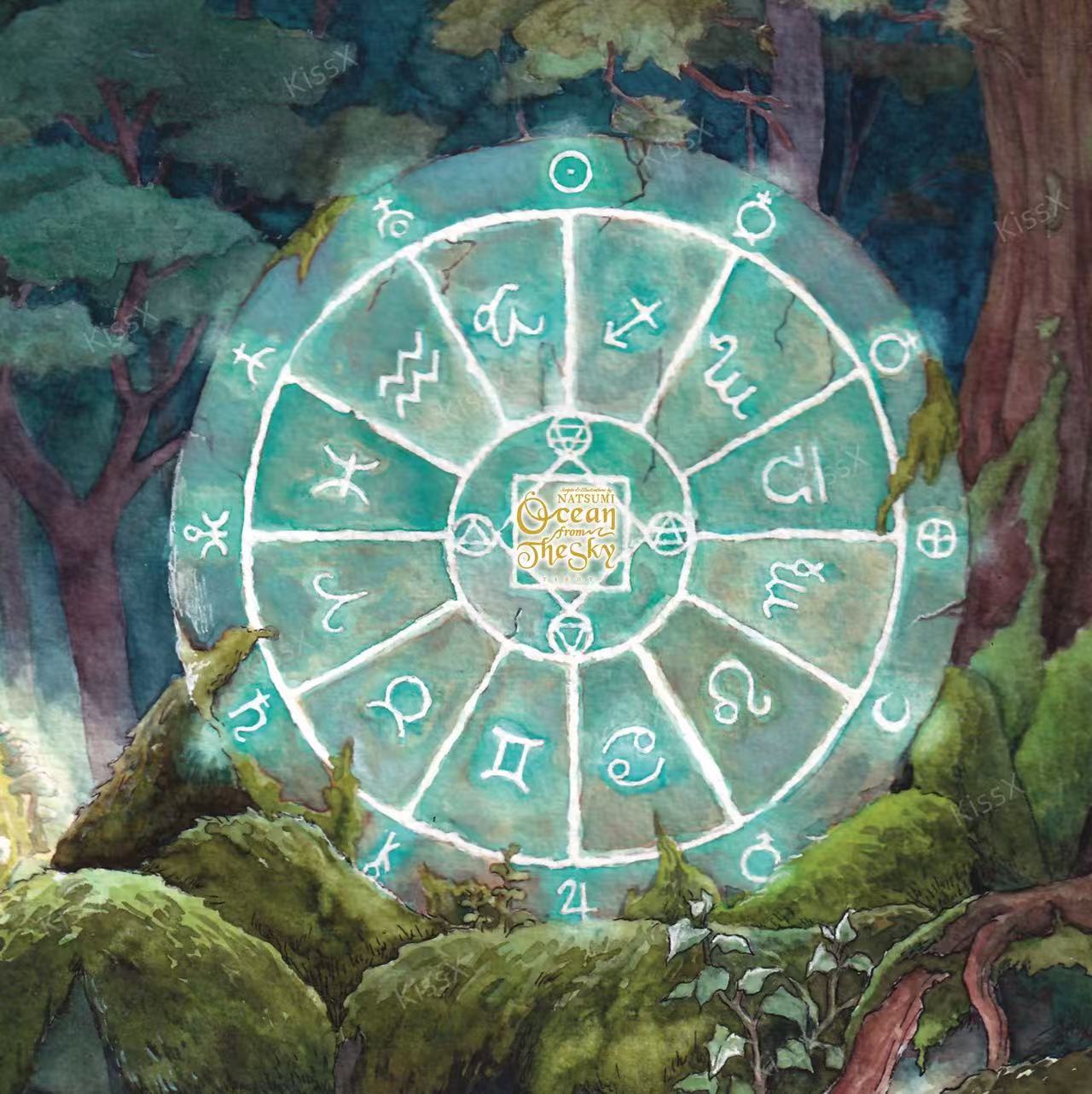 天空之海绒桌布70CM丽丝绒塔罗牌神谕卡绒桌布