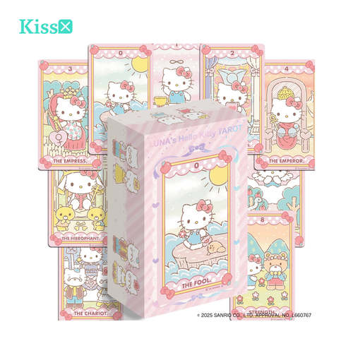 【现货】进口正版 三丽鸥凯蒂猫塔罗牌 Hello Kitty Tarot 卡罗牌