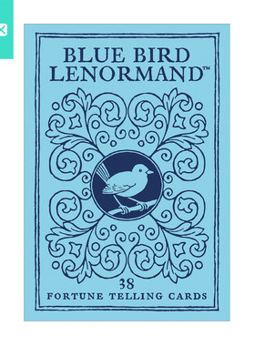 【现货】进口正版 青色蓝鸟利诺曼卡牌 Blue Bird Lenormand