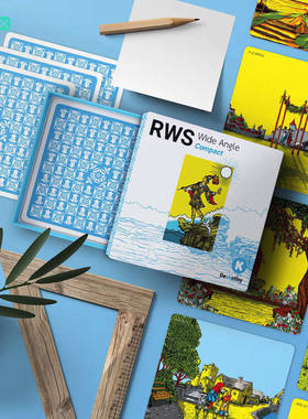 【现货】进口正版 广角韦特塔罗牌 Wide Angle Tarot 袖珍版