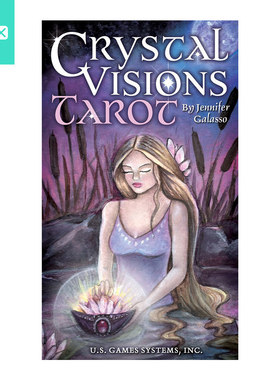 【现货】进口正版 水晶透视塔罗牌 Crystal Visions Tarot