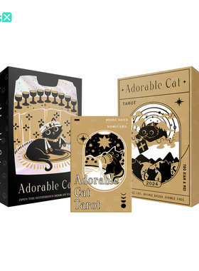 【现货】原创正版 脱线阿槑塔罗牌 Adorable Cat Tarot