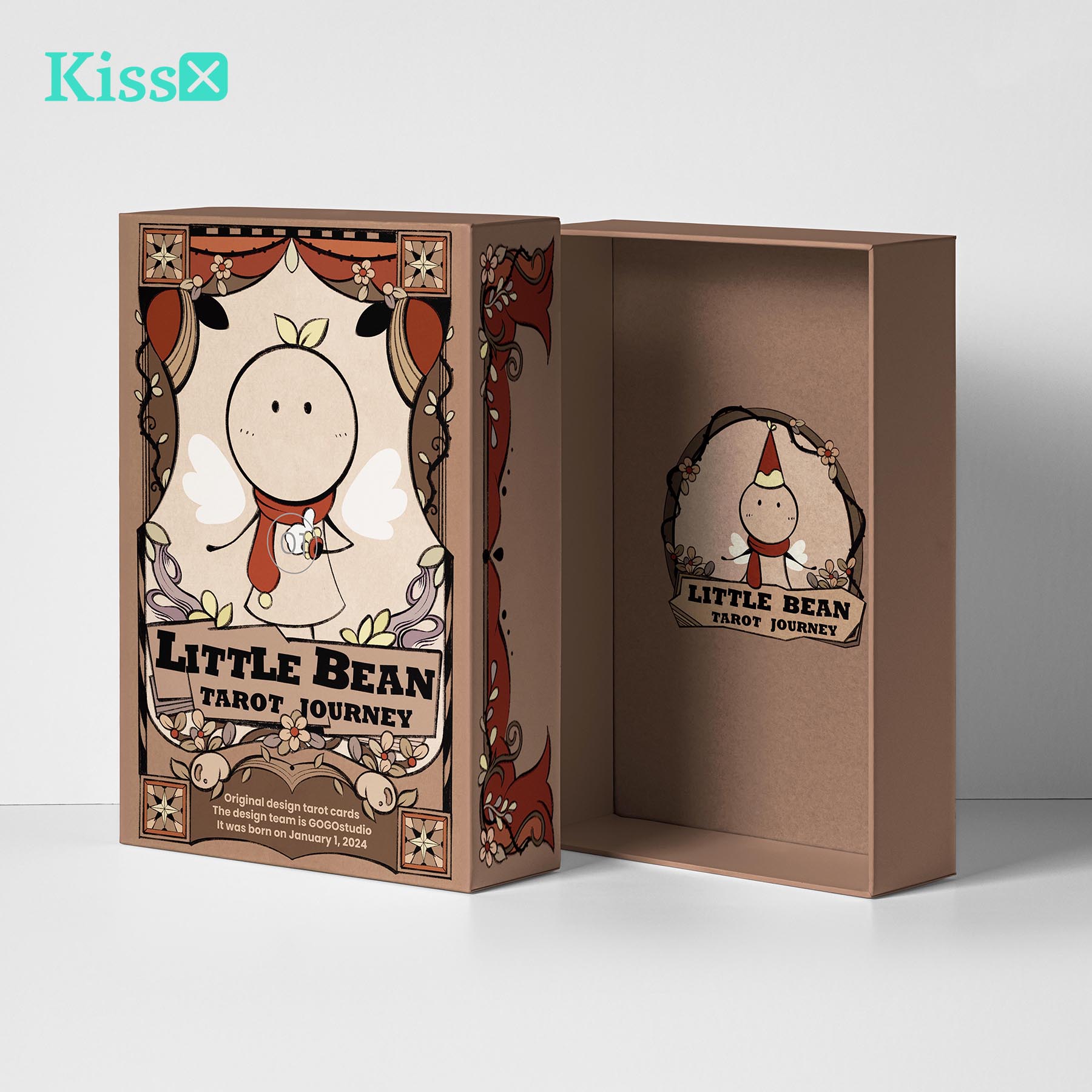 【现货】原创正版 小嘎豆历险记塔罗牌 Little Bean Tarot 塔luo