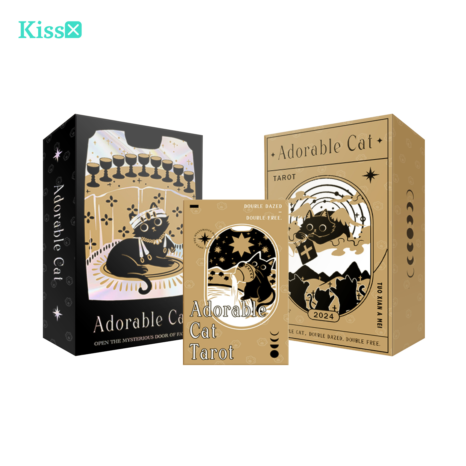 【现货】原创正版 脱线阿槑塔罗牌 Adorable Cat Tarot