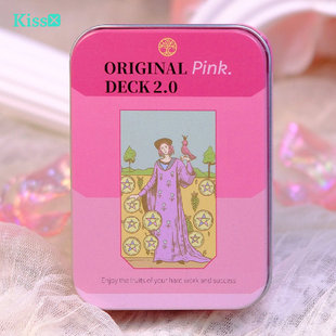 授权 铁盒版 现货 Tarot Pink 粉彩韦特塔罗牌 正版 Original