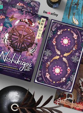 【现货】进口正版 锦鲤塔罗牌 Nishikigoi Tarot