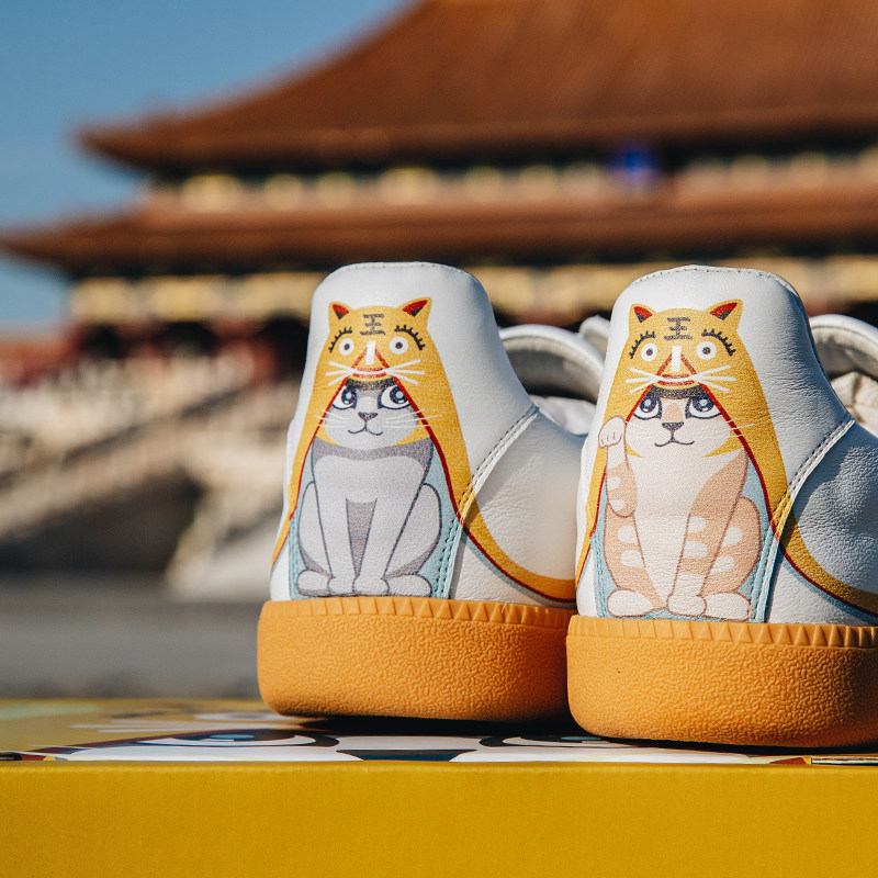 milchbart复古德训鞋日系情侣鞋