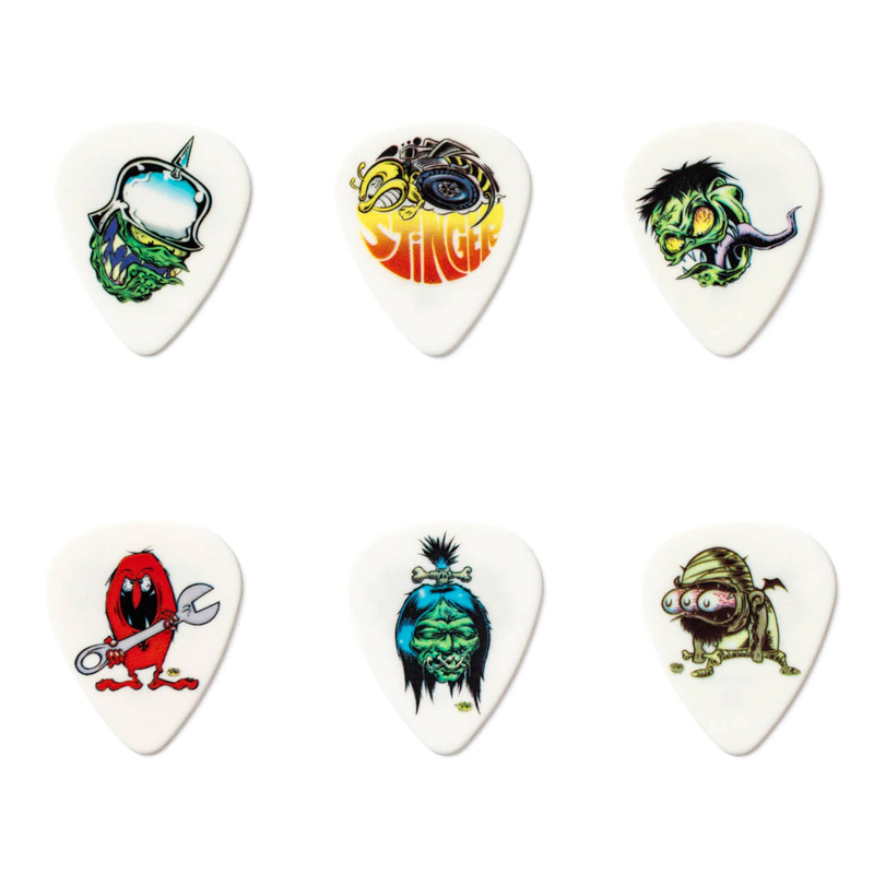 邓禄普吉他拨片 BL111T电木民谣弹奏速弹防滑怪物拨片 铁盒弹片