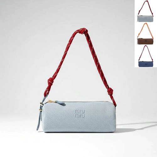 MiuMiugabardine圆筒包秋冬新