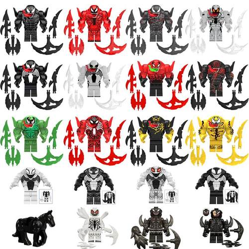 第三方人仔毒液超级英雄积木