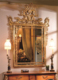 狮落皇庭高端欧式 实心纯铜装 饰镜手工雕刻制作艺术品梳妆镜壁镜